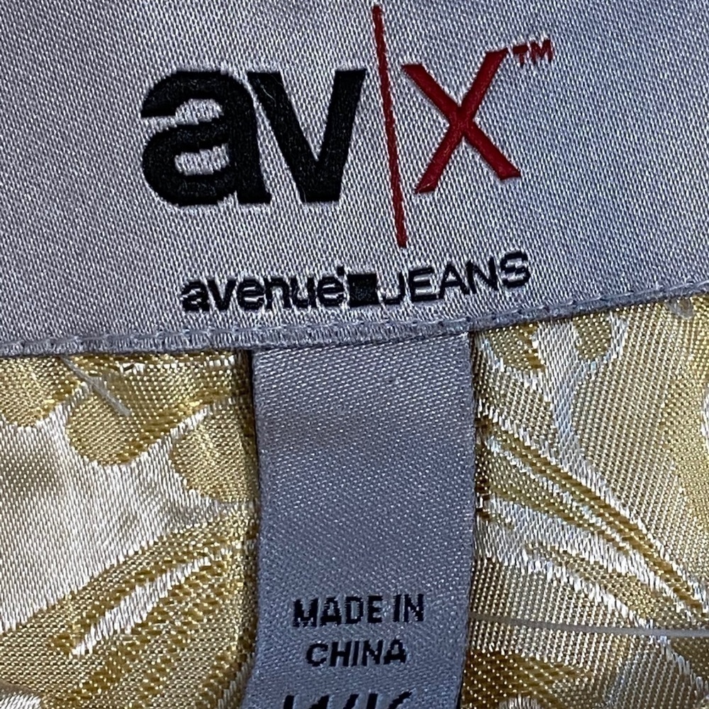 AV X Avenue Jeans NWT PLUS SIZE 14/16 Blazer - Picture 10 of 14